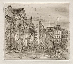 Southwest Corner, Public Square, Cleveland by Otto H. Bacher (American, 1856–1909)