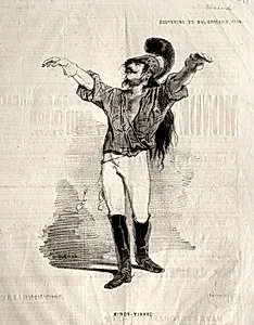 Souvenirs du Bal Chicard:  Mignon-Minard by Paul Gavarni (French, 1804–1866)