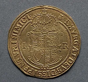 Sovereign: Crowned Shield with arms of England, Scotland, and Ireland (reverse) by Unknown Artist