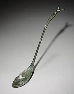 Spoon with Fish-Tail Design by Unknown Artist
