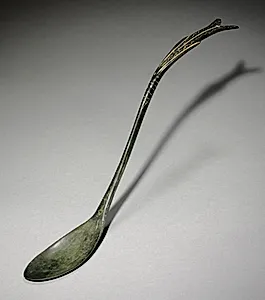 Spoon with Fish-Tail Design by Unknown Artist