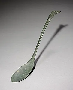 Spoon with Fish-Tail Design by Unknown Artist