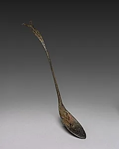 Spoon with Fish-Tail Design by Unknown Artist