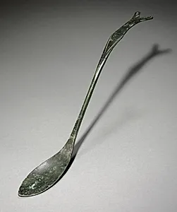 Spoon with Fish-Tail Design by Unknown Artist