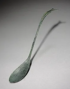 Spoon with Fish-Tail Design by Unknown Artist