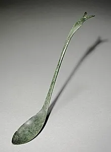 Spoon with Fish-Tail Design by Unknown Artist