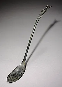 Spoon with Fish-Tail Design by Unknown Artist