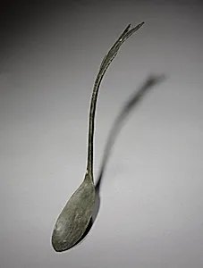 Spoon with Fish-Tail Design by Unknown Artist