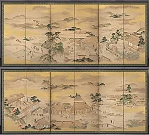 Spring and Autumn Farming by Kō Sūkoku (Japanese, 1730–1804)