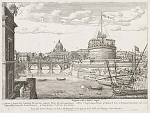St. Angelo from "Prospectus Locurum Urbis Romae Insign[ium]