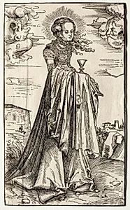 St. Barbara by Lucas Cranach (German, 1472–1553)
