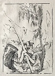 St. Christopher Crossing the Water with Christ on his Shoulders