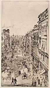 St. James Street by James McNeill Whistler (American, 1834–1903)
