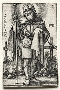 St. James the Great by Hans Sebald Beham (German, 1500–1550)