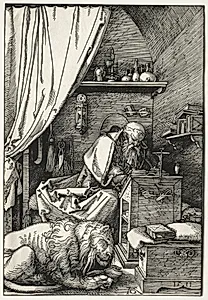 St. Jerome in His Cell by Albrecht Dürer (German, 1471–1528)