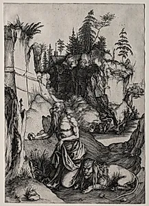 St. Jerome in Penitence by Albrecht Dürer (German, 1471–1528)