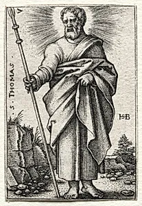 St. Thomas by Hans Sebald Beham (German, 1500–1550)