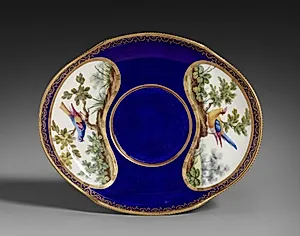 Stand for a Broth Bowl (Plateau Ovale) by Sèvres Porcelain Factory (French, est. 1756)