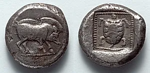 Stater: Boar (obverse); Tortoise (reverse) by Unknown Artist