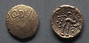 Stater: BODVOC on plain field (obverse); Horse, Wheel, and Crescent (reverse) by Unknown Artist