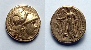 Stater: Head of Athena (obverse); Nike (reverse) by Unknown Artist