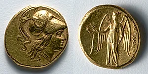 Stater: Head of Athena (obverse); Nike (reverse) by Unknown Artist