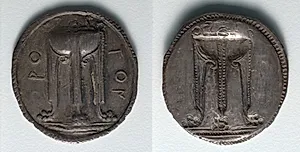Stater: Tripod (obverse); Tripod Incuse (reverse) by Unknown Artist
