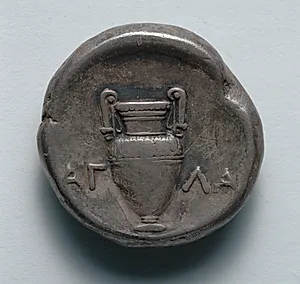 Stater: Volute Krater, within incuse circle (reverse) by Unknown Artist