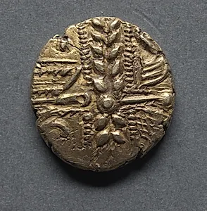 Stater: Wreath, Cloak and Crescents (obverse) by Unknown Artist
