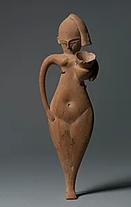 Statuette of a Serving Girl by Unknown Artist