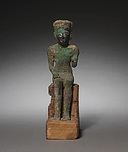 Statuette: Seated Amen-Ra by Unknown Artist