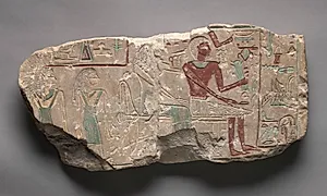 Stele of Itetioqer and Family by Unknown Artist