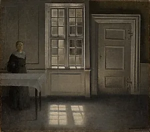Strandgade, Sunshine by Vilhelm Hammershøi (Danish, 1864–1916)