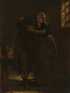 Study for "Come Rest in this Bosom my own Stricken Dear"