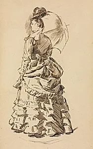 Study for "Mind and Matter" by Charles Samuel Keene (British, 1823–1891)