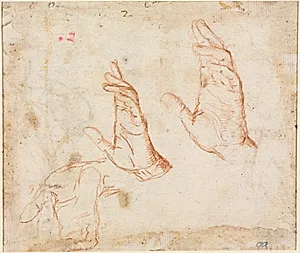 Study of Hands (verso)