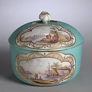 Sugar Bowl by Meissen Porcelain Factory (German, est. c. 1710)