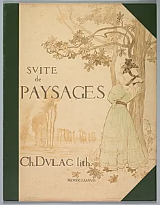 Suite de Paysages: Cover by Charles Marie Dulac (French, 1865–1898)