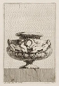 Suite of Vases:  Plate 13 by Jacques François Saly (French, 1717–1776)