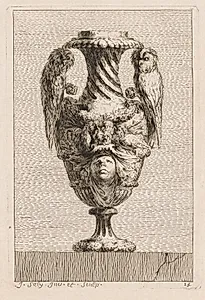 Suite of Vases:  Plate 15 by Jacques François Saly (French, 1717–1776)