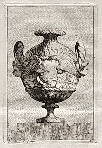 Suite of Vases:  Plate 19 by Jacques François Saly (French, 1717–1776)