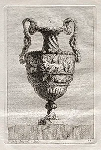 Suite of Vases:  Plate 23 by Jacques François Saly (French, 1717–1776)