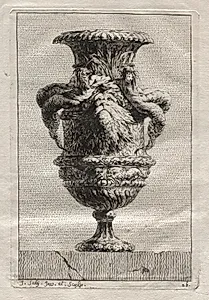Suite of Vases:  Plate 26 by Jacques François Saly (French, 1717–1776)