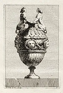 Suite of Vases:  Plate 5 by Jacques François Saly (French, 1717–1776)