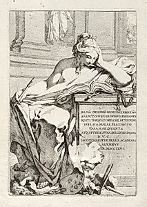 Suite of Vases:  Title Page by Jacques François Saly (French, 1717–1776)