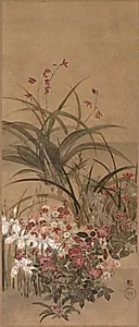 Summer Flowers by Kitagawa Sōsetsu (Japanese, active 1639–50)