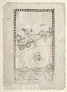 Sun (from the Tarocchi, series A:  Firmaments of the Universe, #44) by Master of the E-Series Tarocchi (Italian, 15th century)