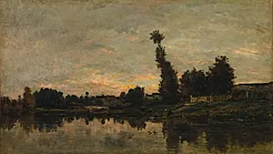 Sunset on the River Oise by Charles François Daubigny (French, 1817–1878)