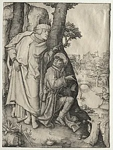 Susanna and the Two Elders by Lucas van Leyden (Dutch, 1494–1533)