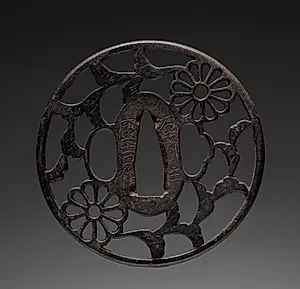 Sword Guard by Kuniyoshi (Japanese)